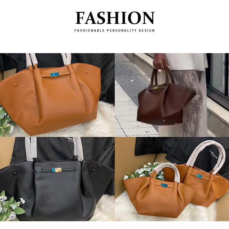 Niche Tote Bag New Wings Bag Genuine Leather Shoulder Handbag All-Match Large Capacity Women'S Bag - Image 5