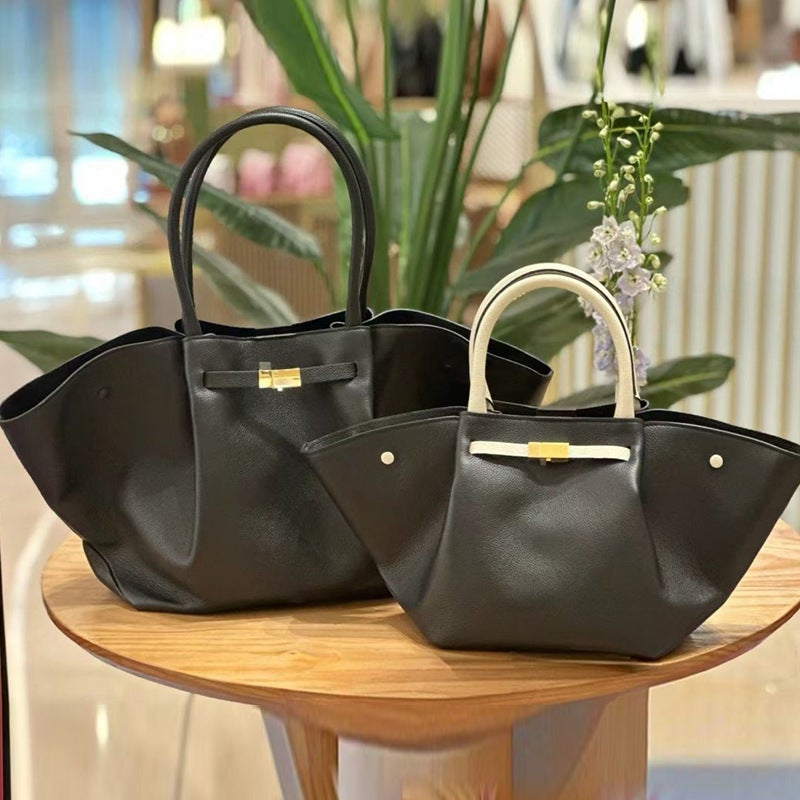 Niche Tote Bag New Wings Bag Genuine Leather Shoulder Handbag All-Match Large Capacity Women'S Bag - Image 2