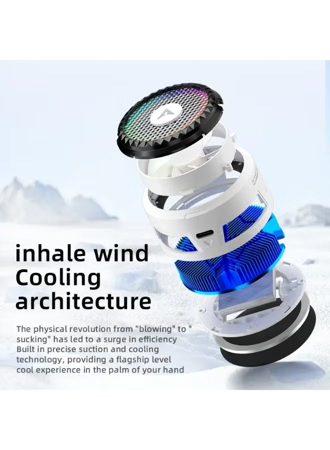 Piva X30 27W Super Power Magnetic Phone Cooler, Fast Semiconductor Cooling Fan Radiator with RGB Light, Portable Phone Cooling Case Compatible with MagSafe iPhone 15 14 13 Pro Max, Android & PUBG Gaming - Image 4