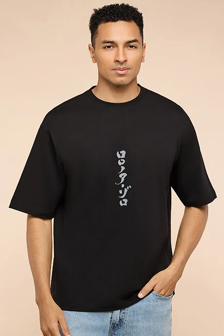 أر أند بي One Piece Printed T-Shirt with Crew Neck and Short Sleeves