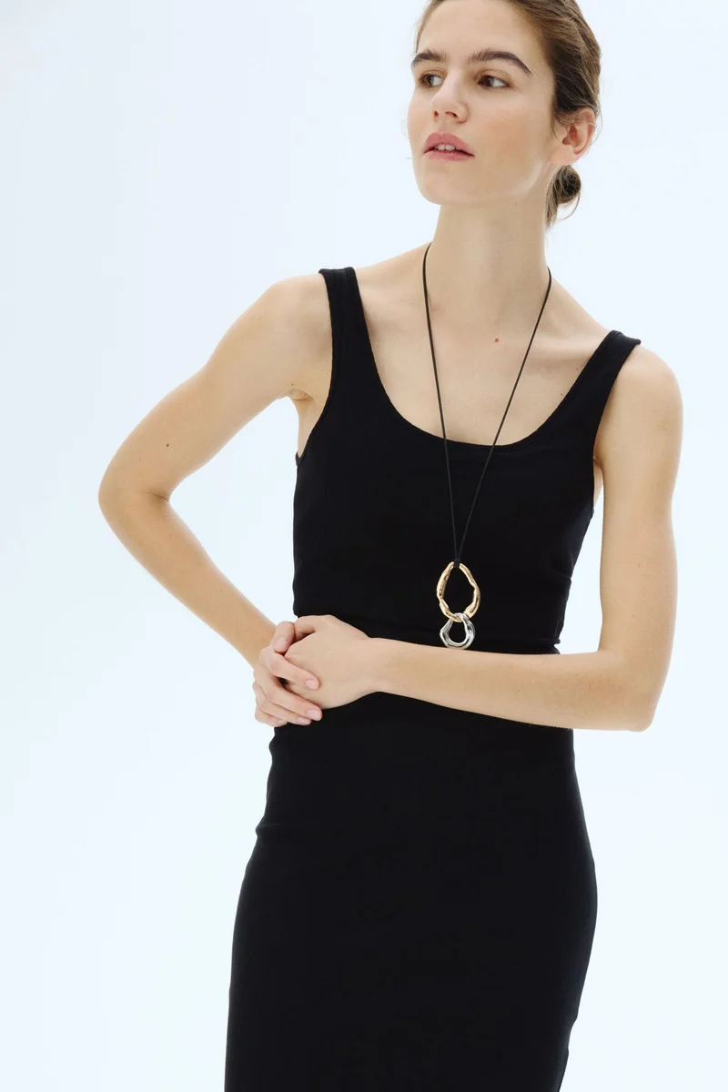 H&M MAMA Ribbed nursing dress