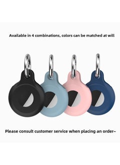 Suitable For Apple Airtag Case Protective Case Airtags Positioning Tracker Anti-lost Silicone Protective Case-Color:4 Combinations