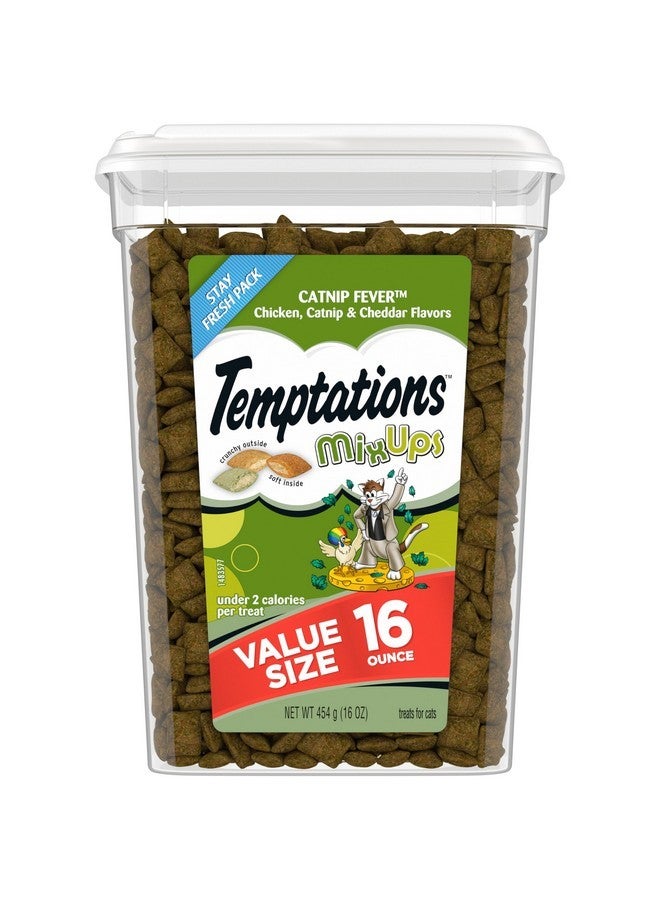تيمبتيشنز مكافآت القطط تيمبتيشنز ميكس أبس بنكهة كاتنيب فيفر، مقرمشة وناعمة، عبوة ١٦ أونصة - Image 1