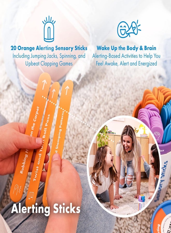 Harkla Sensory Sticks - 60 Sensory Activities to Help Kids Relax and Refocus | Easy-to-Use Brain Break Kit | Science Backed - Occupational Therapist Approved - Image 5