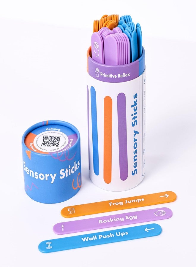 Harkla Sensory Sticks - 60 Sensory Activities to Help Kids Relax and Refocus | Easy-to-Use Brain Break Kit | Science Backed - Occupational Therapist Approved - Image 1