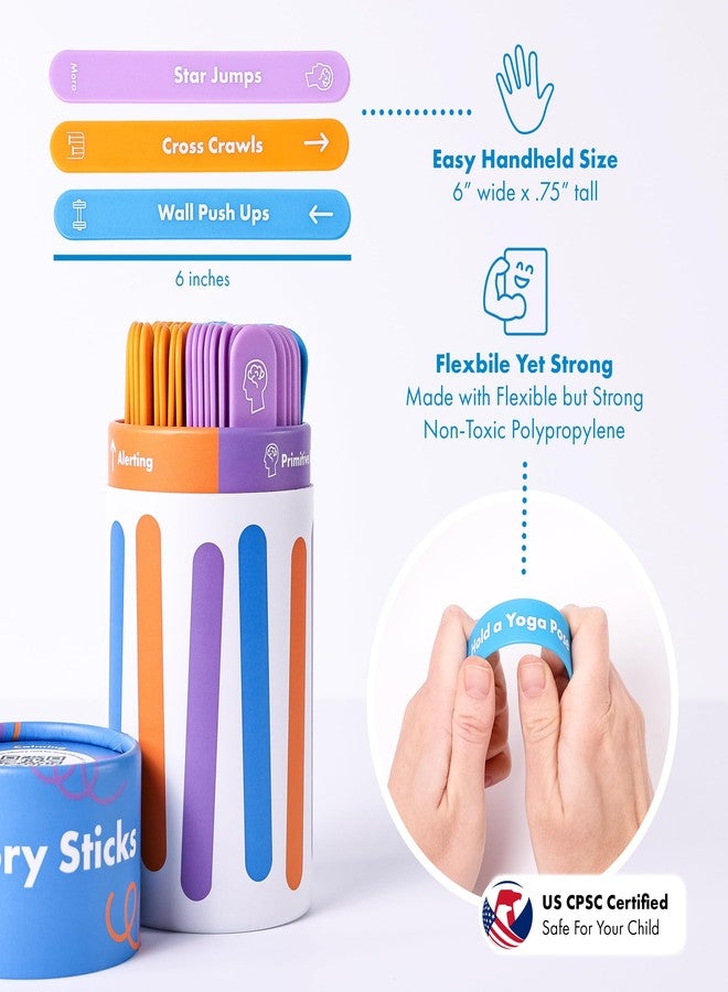 Harkla Sensory Sticks - 60 Sensory Activities to Help Kids Relax and Refocus | Easy-to-Use Brain Break Kit | Science Backed - Occupational Therapist Approved - Image 3