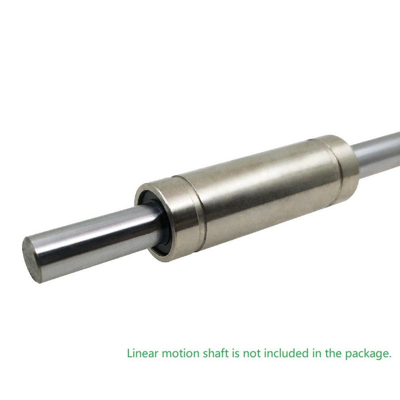 ReliaBot 2PCs LM8LUU Linear Ball Bearing Nickel Plated 8mm x 15mm x 45mm for 8mm Linear Motion Shaft for 3D Printer and CNC Machine - Image 5