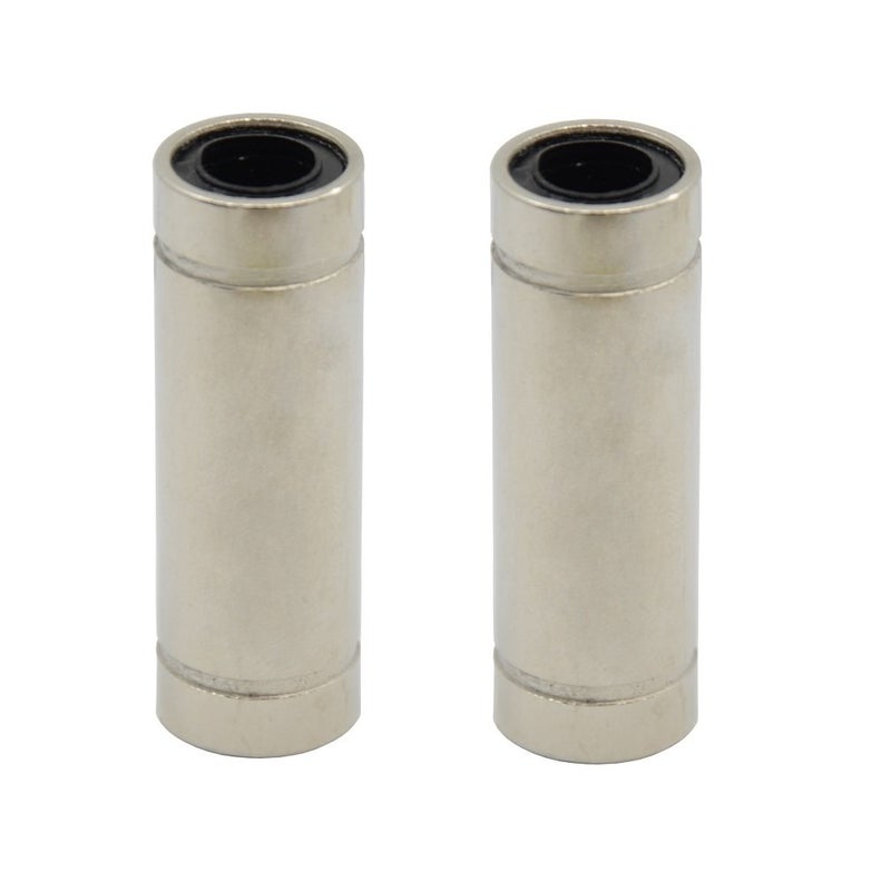 ReliaBot 2PCs LM8LUU Linear Ball Bearing Nickel Plated 8mm x 15mm x 45mm for 8mm Linear Motion Shaft for 3D Printer and CNC Machine - Image 3