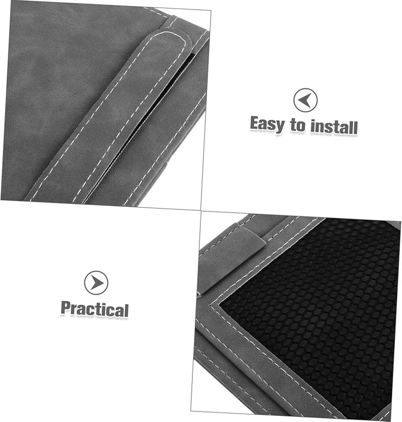 Car Visor Sunglasses Holder Mesh Organizer for Glasses Tickets and Small Items Black - Image 5