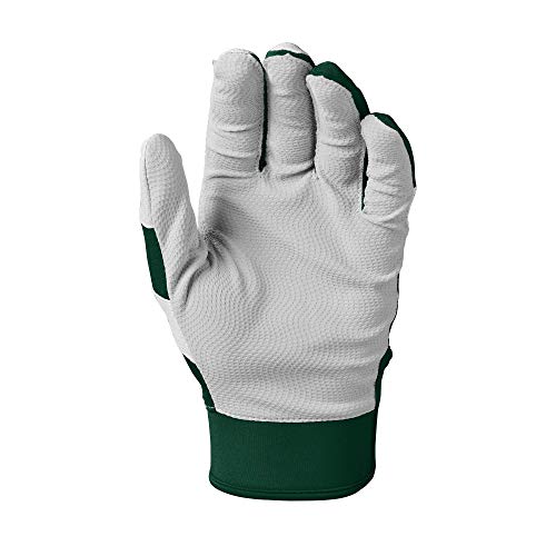 EvoShield SRZ-1™ Adult Batting Gloves - Dark Green, Medium - Image 3