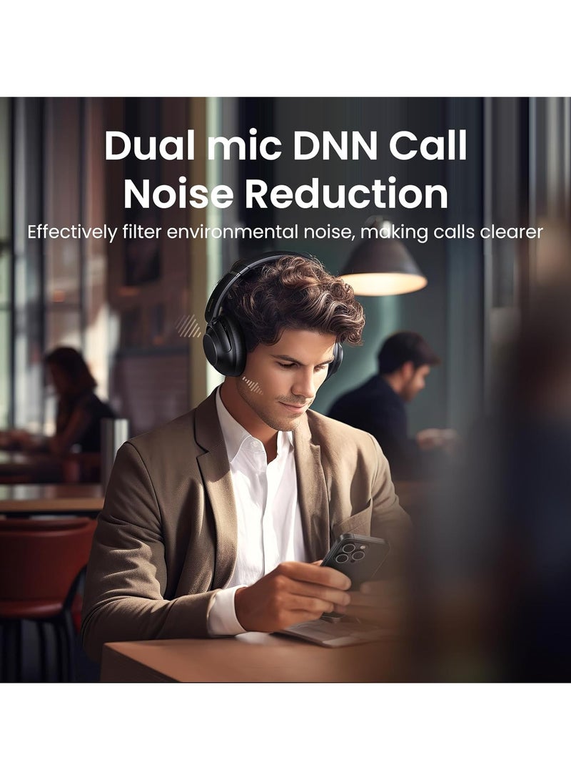 UGREEN HP202 HiTune Max5 Hybrid ANC Bluetooth 5.0 Headphones Black - Image 2