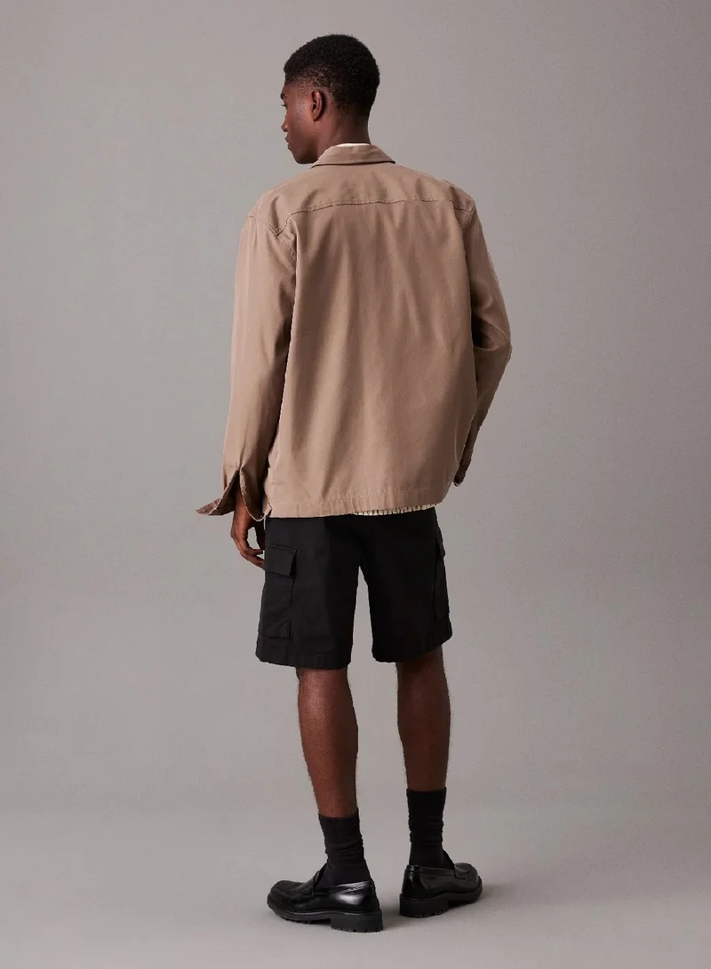CALVIN KLEIN Straight Twill Cargo Shorts