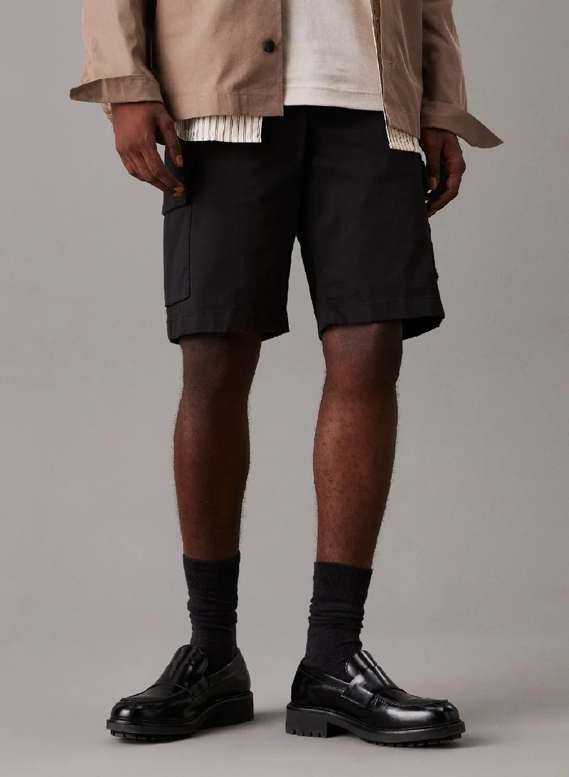 CALVIN KLEIN Straight Twill Cargo Shorts