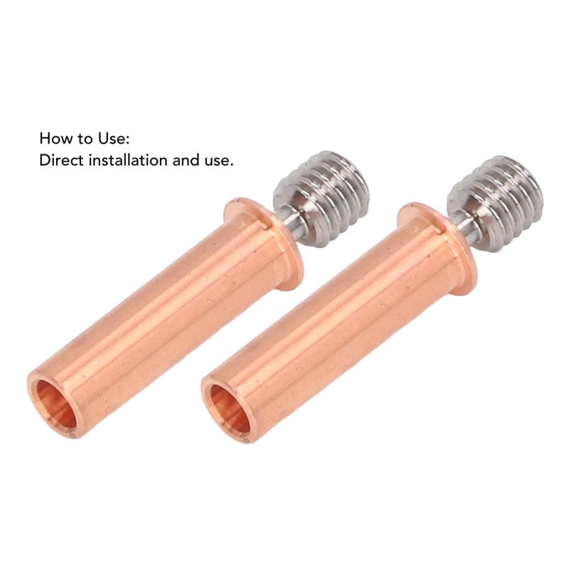 3D Bimetal Heatbreak 3D Printing Accessory 2 Pieces 1.75mm Filament Titanium Alloy - Image 4