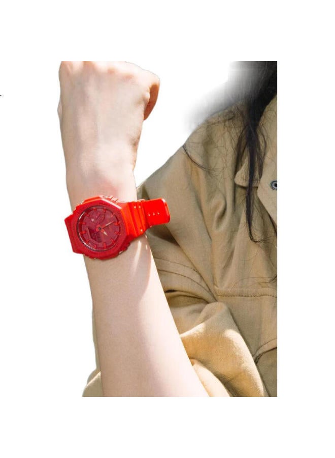 Casio Men'S G-Shock Hachioji Lightweight Dual Display Sports Digital Watch, Boyfriend Gift, Ga-2100 - Image 2