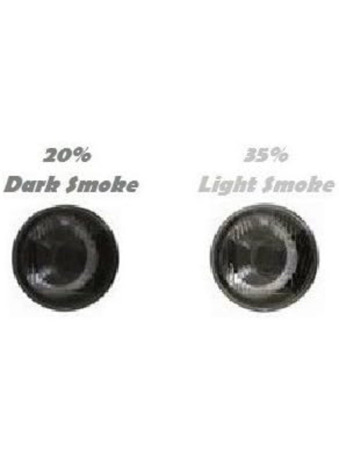 SlickMod Precut Vinyl Tint Cover for 2011-2017 Chrysler 300 Headlights (20% Dark Smoke) - Image 2