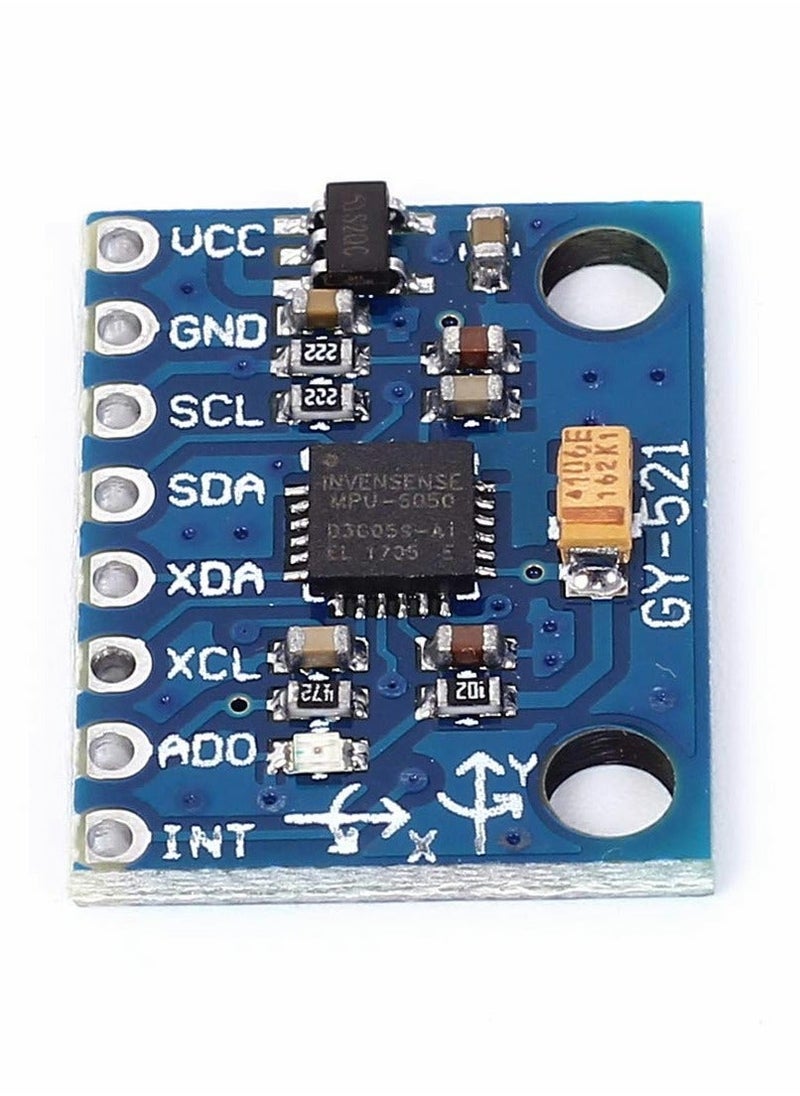 Generic - MPU 6050 Module, 3 Axis Analog Gyro Sensors Accelerometer 3-5V - Image 1