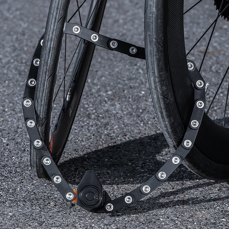 Adjustable Angle Steel Alloy Folding Bicycle Scooter Motorcycle Anti Theft Security Chain Lock Portable - Image 3