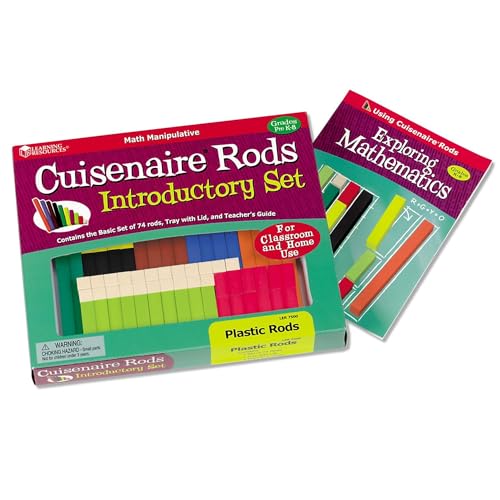Learning Resources Cuisenaire Rods Introductory Set, 74 Rods - Image 1