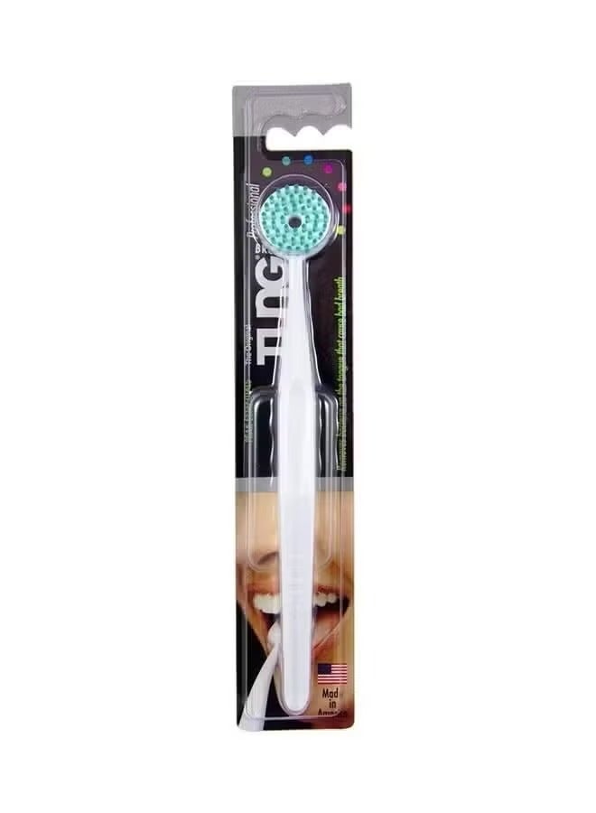 Peak Essentials The Original TUNG Brush Refreshing Mint Tongue Brush White/Green