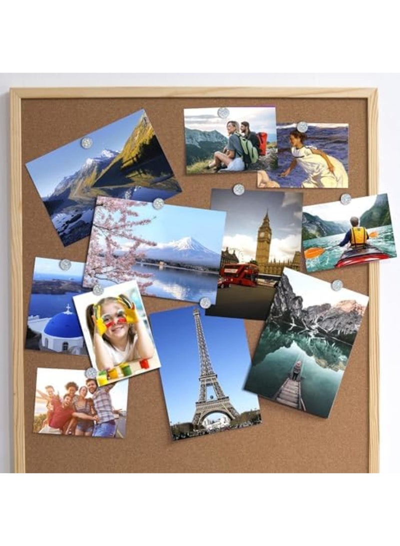 SYOSI Push Pins 20PCS Thumb Tacks Decoration Rhinestone Jumbo Round Head Bling Crystal Sparkl Diamand Colorful Pushpins Gorgeous Cork Bulletin Board Map for School Office Home(0.68 Inch) - Image 4