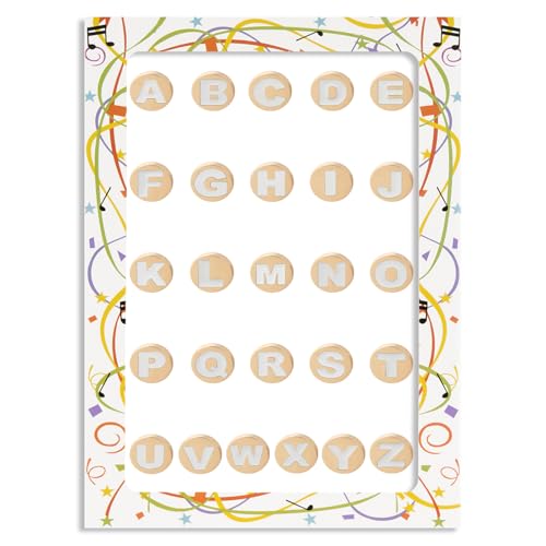 CUNUEN 26 Pack Bling Gold Letter Decoration Charms Alphabet ABCZ Characters for Boy Girl Teens Men Women and Adults - Image 1