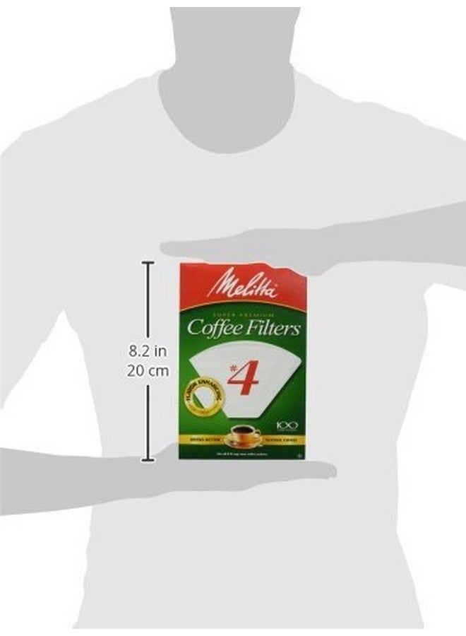 Melitta Melitta #4 Cone Coffee Filters, White, 100 Count (Pack of 6) 600 Total Filters Count - Packaging May Vary - Image 3