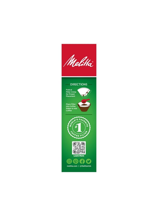 Melitta Melitta #4 Cone Coffee Filters, White, 100 Count (Pack of 6) 600 Total Filters Count - Packaging May Vary - Image 2