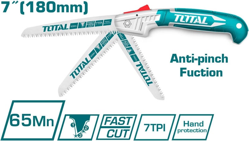 TOTAL TOTAL Folding Pruning Saw - 180mm - Image 2