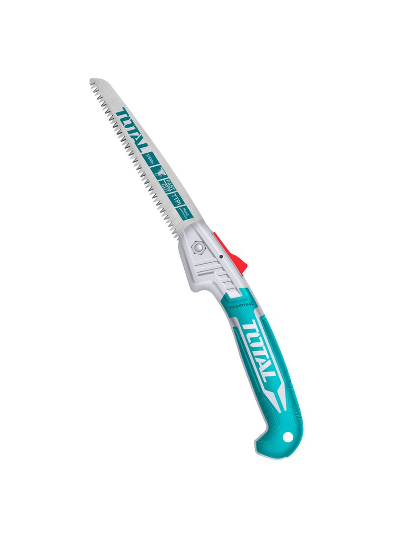 Total Tools - Total Folding Saw with High-Carbon Steel Blade and Ergonomic Handle – Compact, Lightweight, and Portable Tool for Gardening, Camping, and Outdoor Use - Image 1