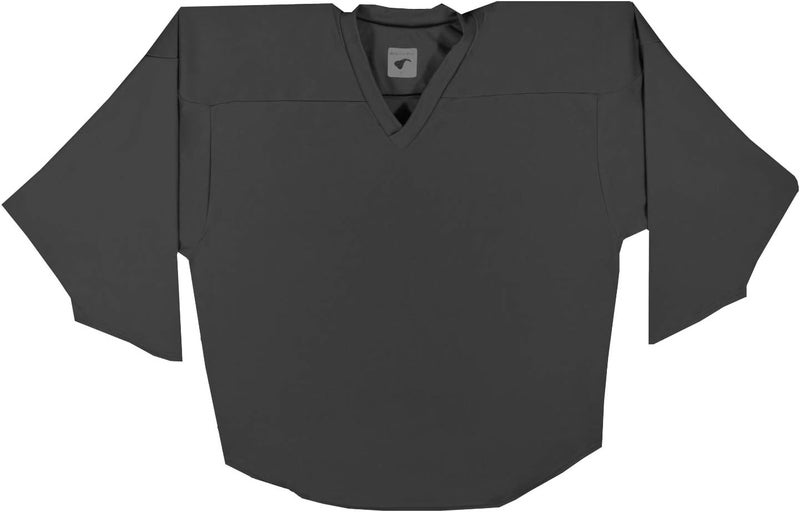 PEAR SOX Store 100 Denier Blank Polyester Hockey Jersey - Black - Image 1