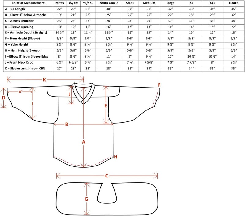 PEAR SOX Store 100 Denier Blank Polyester Hockey Jersey - Black - Image 2