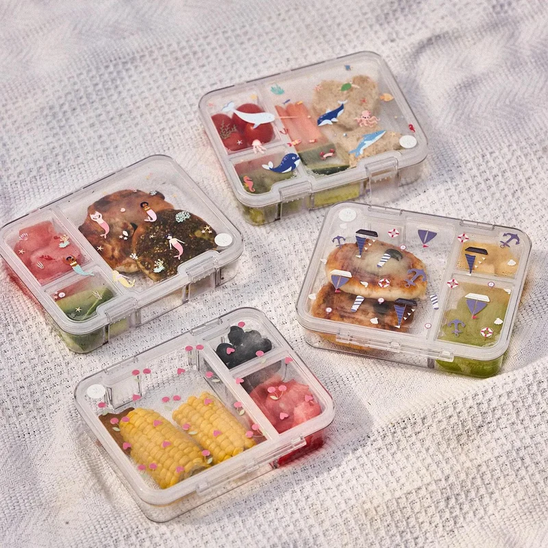 Little IA Mermaid Tritan Snack Box - 3 Compartments