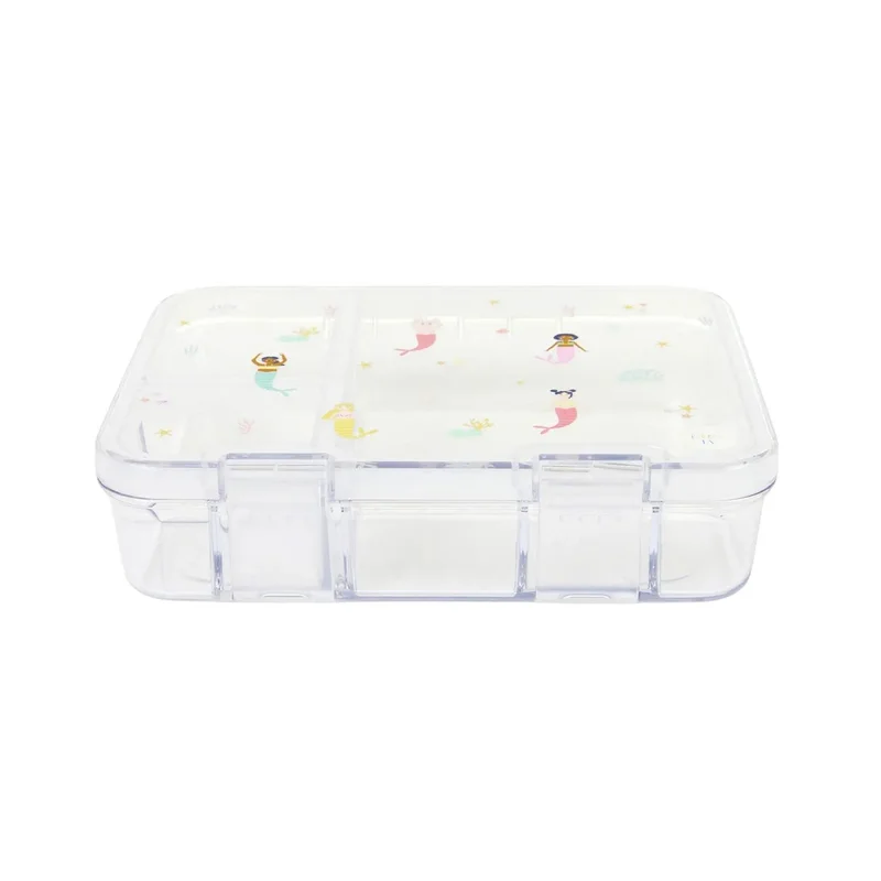 Little IA Mermaid Tritan Snack Box - 3 Compartments