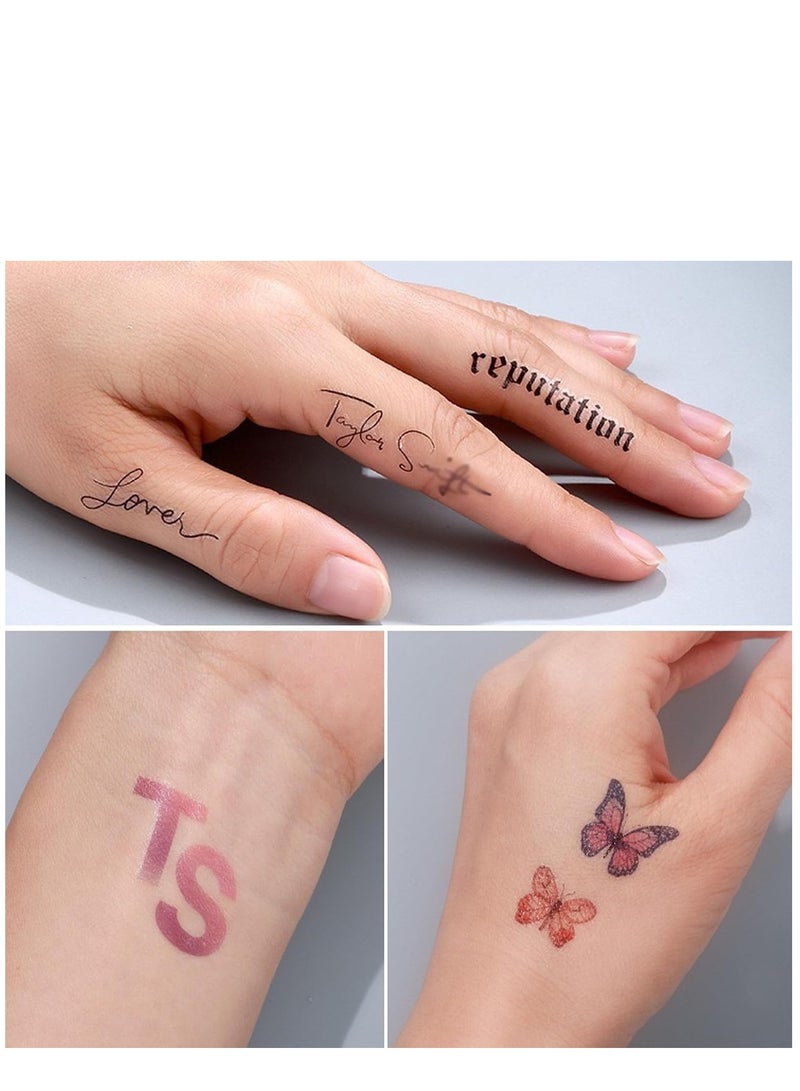 KASTWAVE Number 13 Temporary Tattoos 5 Sheets Waterproof TS Tattoo Stickers Hand Tattoo for Fans Gifts Birthday Party Decorations Party Favors for Party Supplies for Singer Fans Concert - Image 2