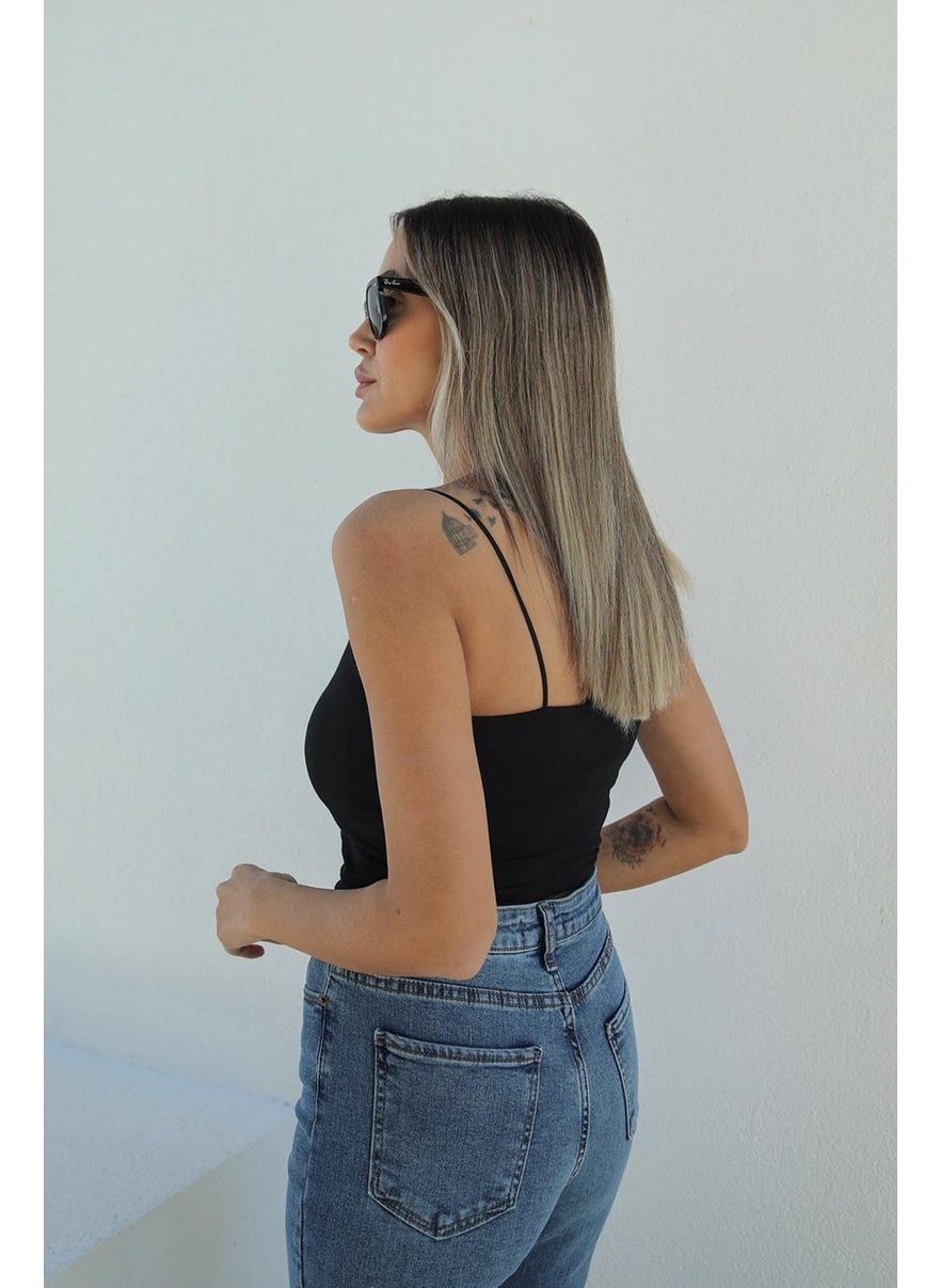 Havoş Havos Black White Rope Strap Basic 2-Piece Crop  - Image 5