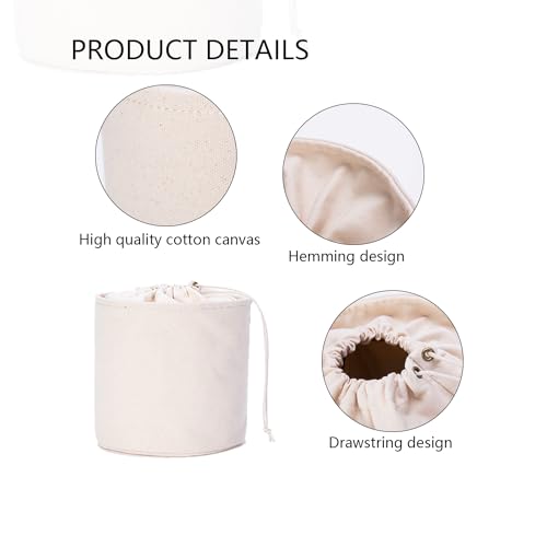 YONBEN Purse Organizer Insert, Bag Compartment Organizer with Pure Cotton Canvas, Bag Insert Organizer with Round Storage Pocket and Purse Liner Insert included - Bag Shaper Easy Access - Image 3
