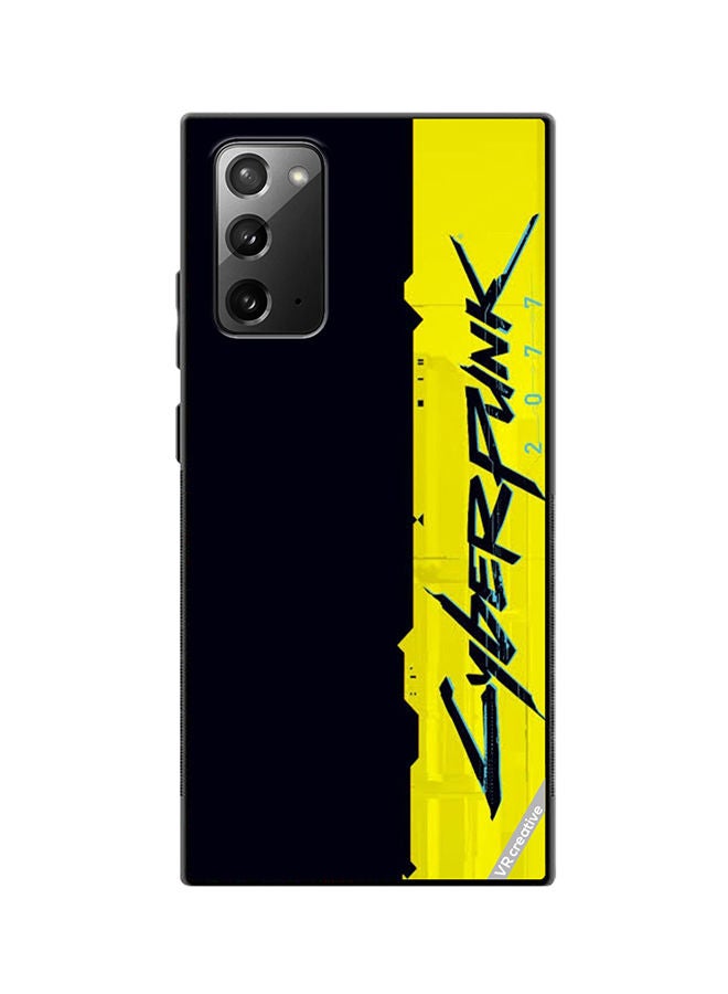 VR CREATIVE Protective Case Cover For Samsung Galaxy Note20 5G Cyberpunk Design Multicolour - Image 1