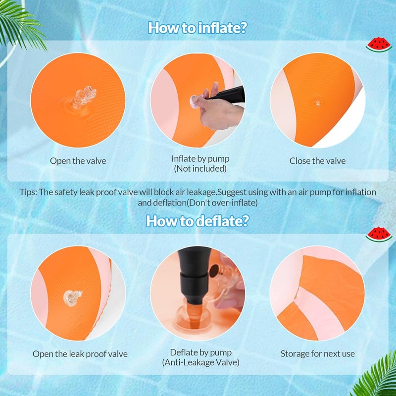 Bestrip Pool Floats Adult Size for Kids Age 8-12 Adults Inflatable Floats Swimming Ring Toys Beach Pool Party Lake Use - Image 5