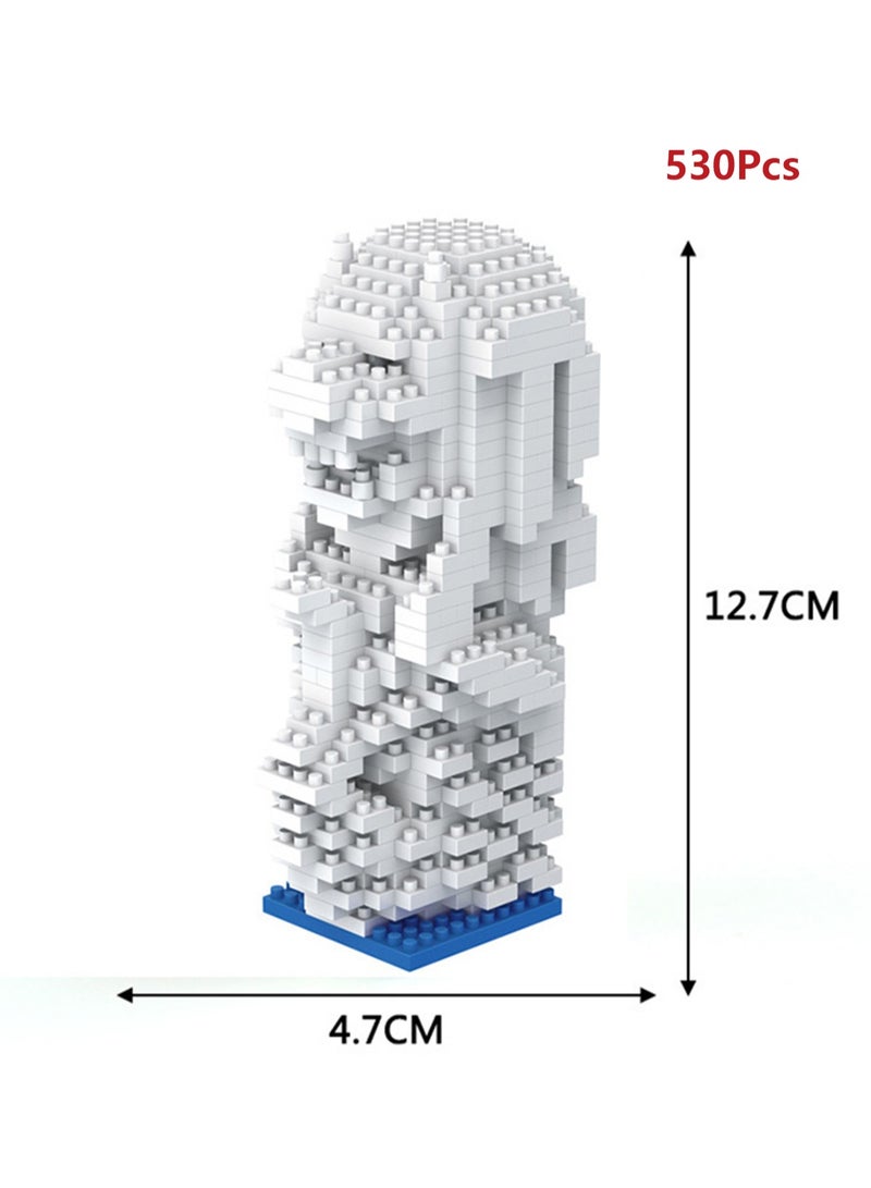Children's Educational Assembly And Construction Toys Small Particle Assembly Building Blocks (Merlion 530Pcs) - Image 2