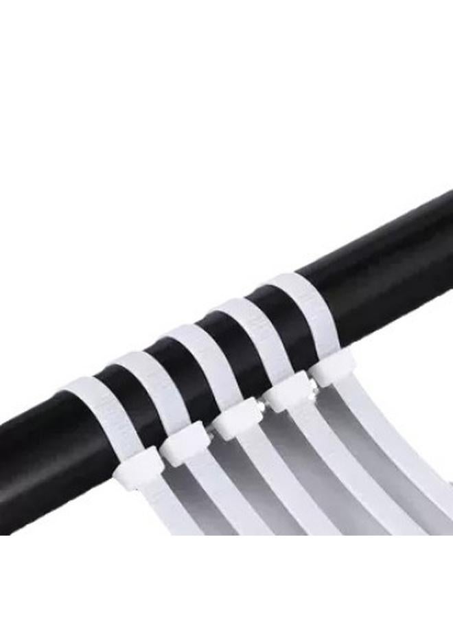 Self-locking Bili Plastic White Nylon Cable Tie Strap Cable Tie High Temperature Resistant Thick Buckle