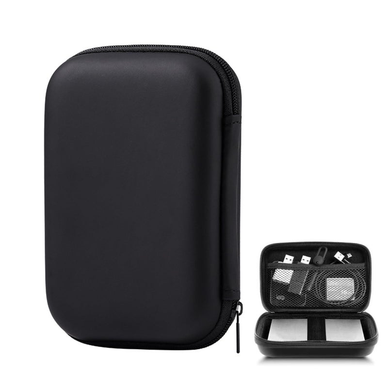 Hard Drive Case Hard Drive Case HDD Case for 2.5 Inch Hard Drives and SSD, Robust and Shockproof Case for Portable/Extreme Portable SSD External Hard Drive, Hard Travel Carry Case