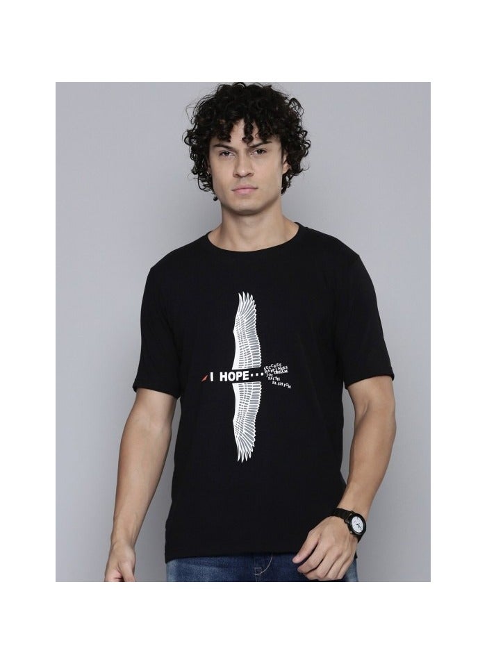 Seventy Five Basics Printed T-Shirt 