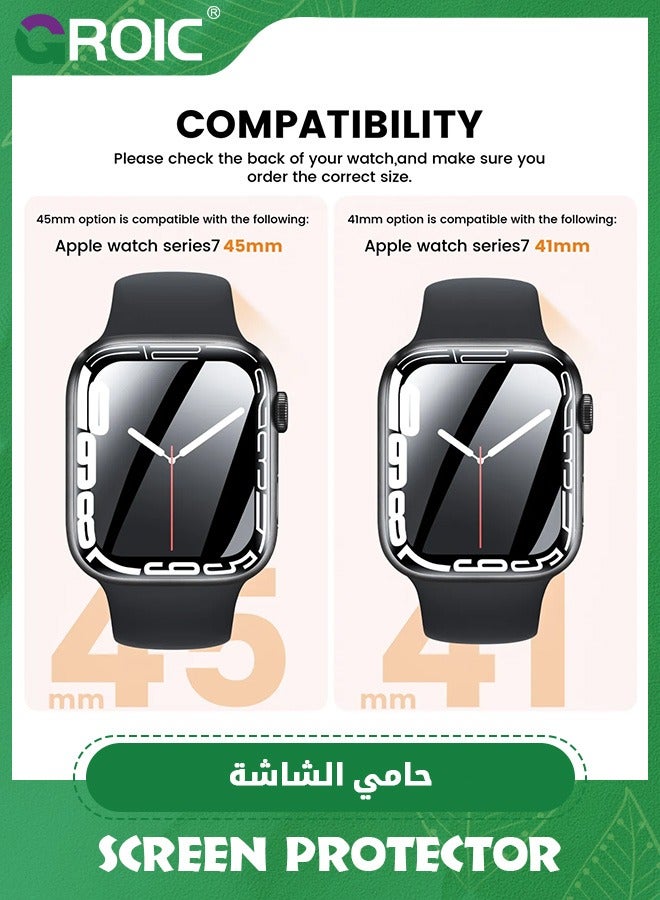 GROIC 2 Pack for Apple Watch Ultra 2 49mm Screen Protector, 9H Hardness Tempered Glass Screen Protector for iWatch Ultra 49mm /Ultra 2 49mm with Auto-alignment Installation Kit  - Image 3