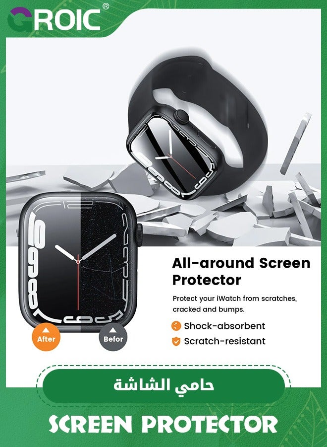 GROIC 2 Pack for Apple Watch Ultra 2 49mm Screen Protector, 9H Hardness Tempered Glass Screen Protector for iWatch Ultra 49mm /Ultra 2 49mm with Auto-alignment Installation Kit  - Image 4
