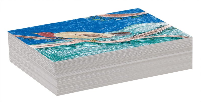 Pacon Drawing Paper, White, Standard Weight, 9" x 12", 500 Sheets - Image 2