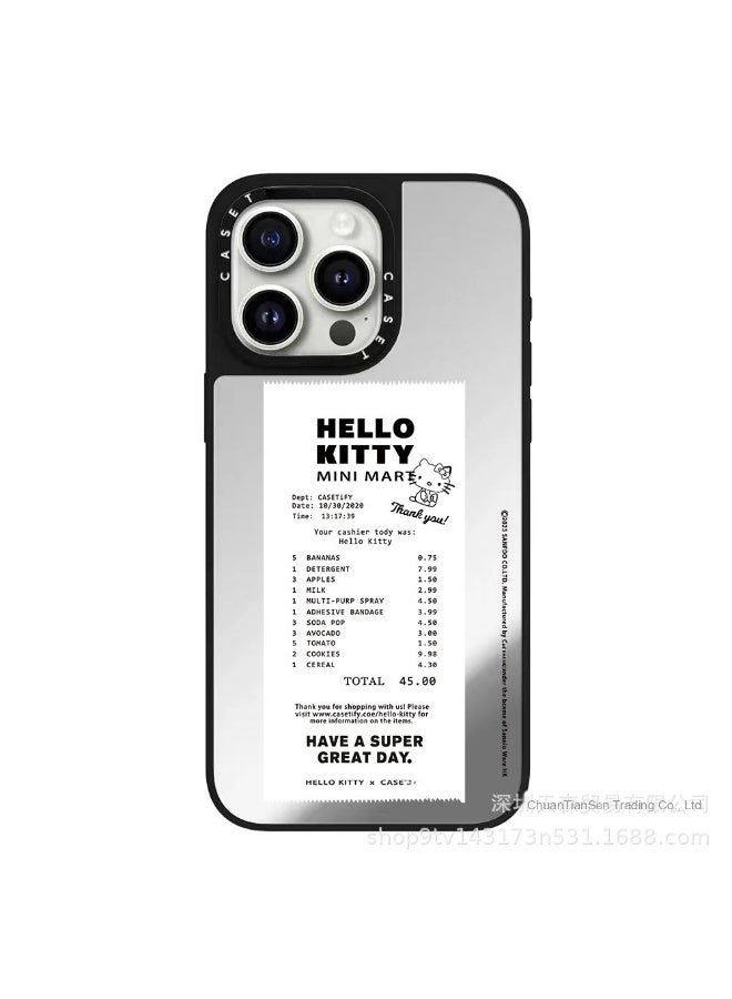 CASETIFY x Hello Kitty Sticker Phone Case - Compatible with iPhone 16 Pro/15 Pro Max/13/12