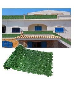 ماركة غير محددة 𝐅𝐅𝐃 عشب لتزيين الجدران من أوراق الشجر الاصطناعية، لا حاجة للعناية، مضاد للأشعة فوق البنفسجية، وزيادة حماية الخصوصية  - Image 2