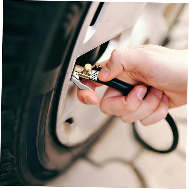 2Pcs Secure Locking Air Chuck Nozzle Kit for Car Bike Motorcycle Tire Inflator - Image 5