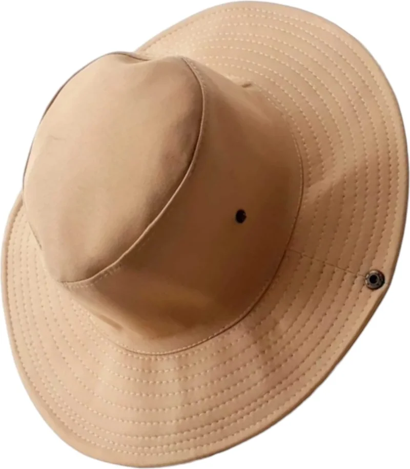 تيزجيلسين Foldable Safari Hat with Non-Flagging Pattern